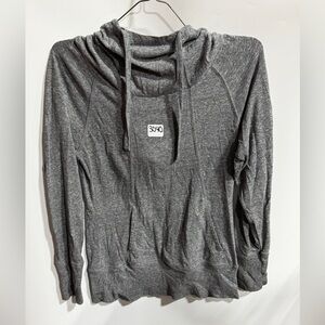 #3040-The North Face Heather Gray Hoodie